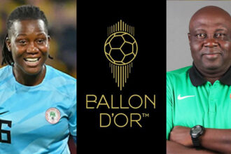 Super Falcons Goalie Chiamaka Nnadozie, Coach Justine Madugu Nominated For Ballon d’Or