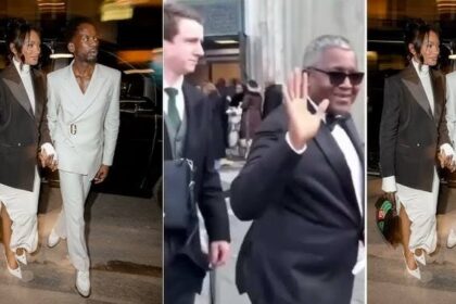 Dangote Spotted At Mr Eazi And Temi Otedola's Private Wedding In Iceland [Video]