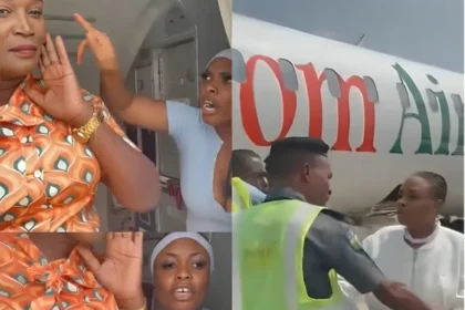 Female Passenger Disrupts Ibom Air Flight At Lagos Airport, Assaults Air Hostess [Video]