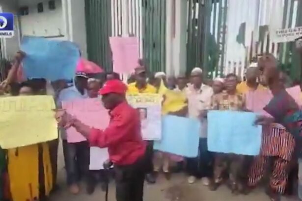 Nigerian Pensioners Protest 35-Month Unpaid Entitlements In Lagos [Video]
