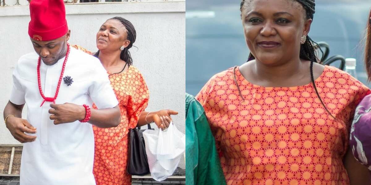 Ubi Franklin’s Exes Lilian Esoro And Sandra Iheuwa Reunite To Support Him At Sister’s Burial