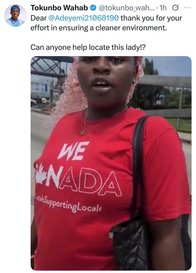 Lagos Government Launches Search For Woman Filmed Dumping Refuse On Road [Video]