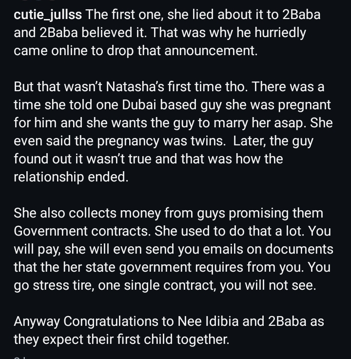 2face And Natasha Expecting First Child After She Reportedly Lied About Her Pregnancy