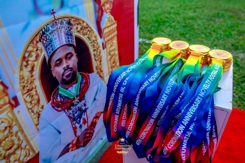 Jay Jay Okocha, Kanu Nwankwo and Taribo West Reunite as Atlanta ’96 Eagles Light Up Olu of Warri 4th Coronation Anniversary 2