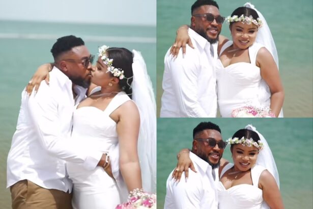 Actor Nosa Rex And Wife Deborah Renew Wedding Vows On Their 10th Anniversary