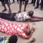 Rivers Youths Flog Police Officer And Two Others Over Drug Abuse [Video]