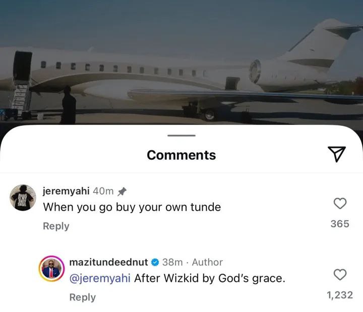 Tunde Ednut Shades Wizkid, Says He’ll Buy Private Jet After The Singer Gets One