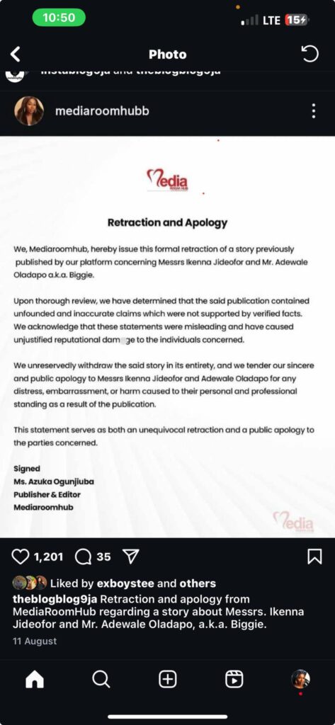 Nigerian Journalist Azuka Ogujiuba Denounces “Fake Apology Letter” Allegedly Forced by Police 1