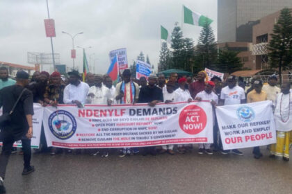 Niger Delta Youths Protest At NNPCL Headquarters In Abuja