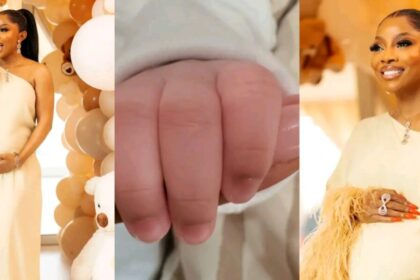 "I'm A Mommy" - Toke Makinwa Announces Birth Of Her First Child