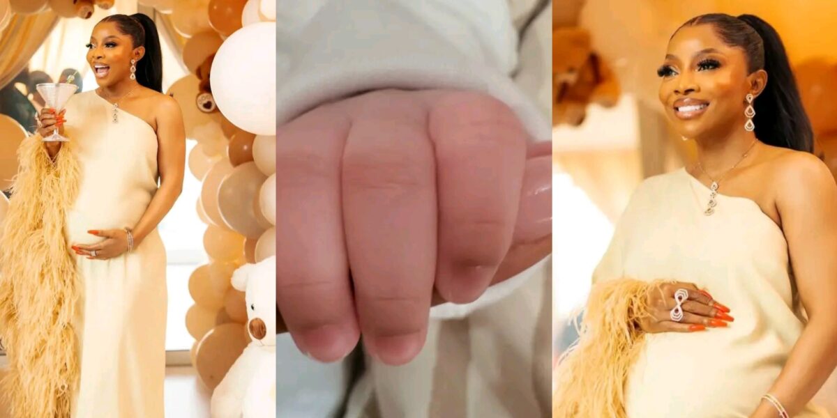 “I’m A Mommy” – Toke Makinwa Announces Birth Of Her First Child