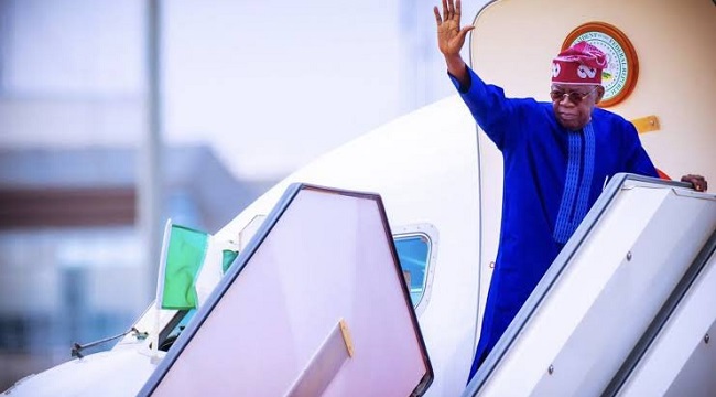 President Tinubu Departs Abuja For 10-Day Vacation In Europe