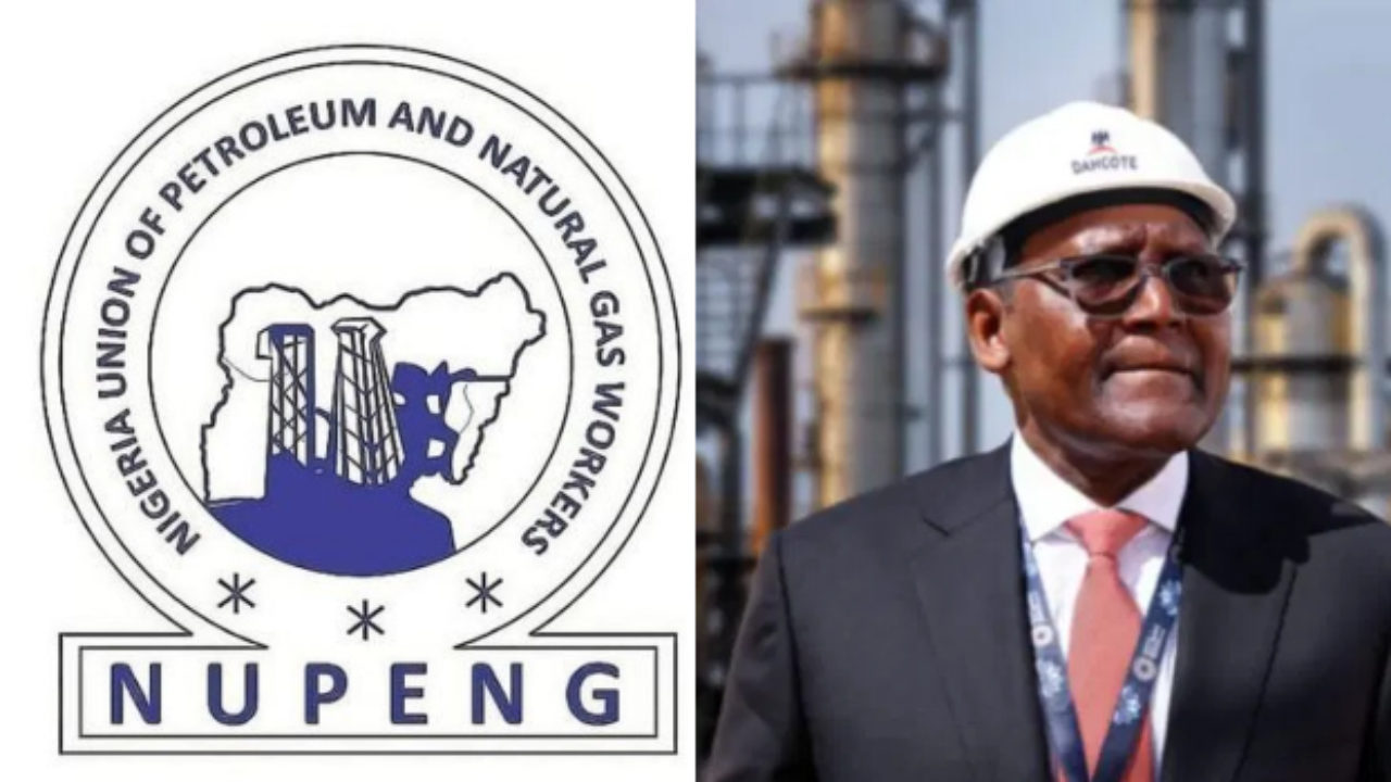 NUPENG Threatens Strike Over Dangote's Refusal To Join CNG Tanker Drivers’ Union