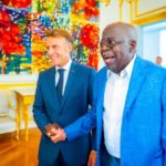Bola Tinubu Meets With Emmanuel Macron In Paris [Photos]