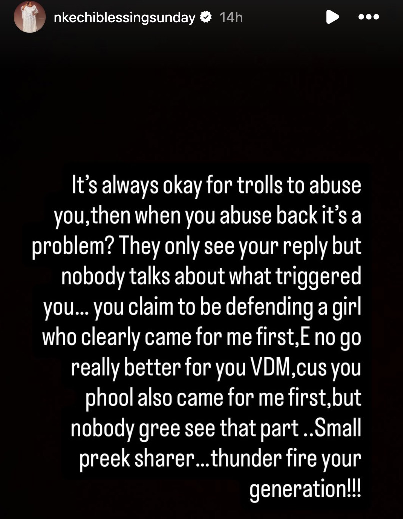 Nkechi Blessing Fires Back At VeryDarkMan For Mocking Her Gym Photo [Video]