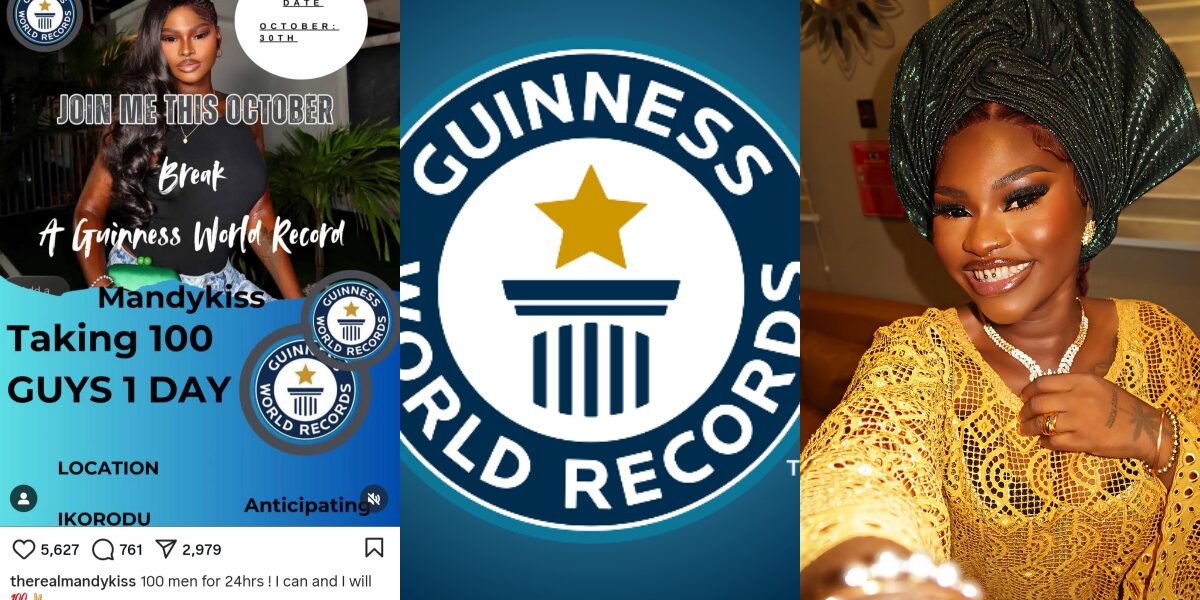 Guinness World Records Reject Mandy Kiss’ Attempt To Have Sεx With 100 Men In One Day