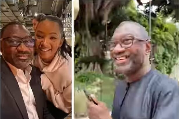 "I Sleep For A Living" – Billionaire Femi Otedola Responds To Daughter Temi’s Question [Video]