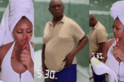 Outrage As Regina Daniels Shares Video Of Husband Ned Nwoko Urinating