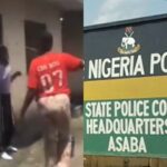 Police Reacts To Video Of Lady Being Beaten For Sleeping With Friend’s Boyfriend In Delta