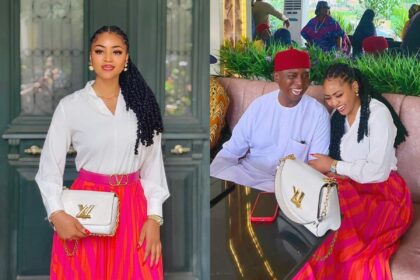 “Nigeria Is 65, Older Than My Husband” — Regina Daniels Forgets National Anthem Lyrics [Video]