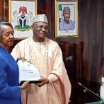 Mahmood Yakubu Hands Over To May Agbamuche As INEC Acting Chairman
