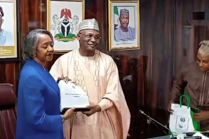 Mahmood Yakubu Hands Over To May Agbamuche As INEC Acting Chairman