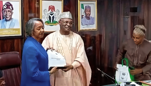 Mahmood Yakubu Hands Over To May Agbamuche As INEC Acting Chairman