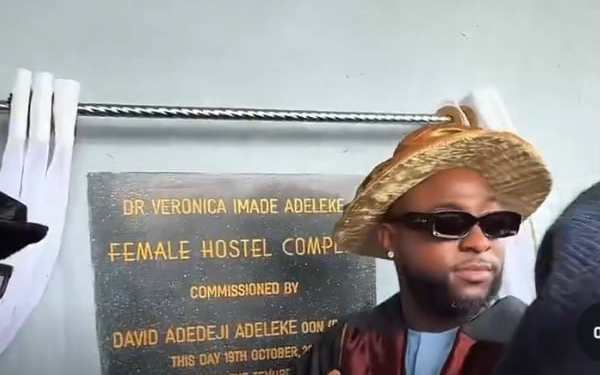 Davido Unveils Clifford University Hostel For His Late Mother, Veronica Adeleke