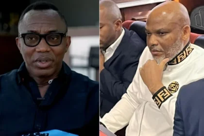 Police Arrested Nnamdi Kanu’s Brother And Lawyer Aloy Ejimakor During Protest - Sowore