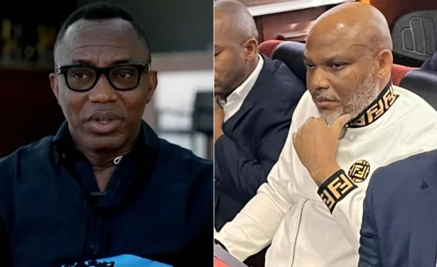 Police Arrested Nnamdi Kanu’s Brother And Lawyer Aloy Ejimakor During Protest - Sowore