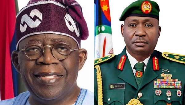 Tinubu Sacks Christopher Musa As Chief Of Defence Staff, Appoints New Military Heads