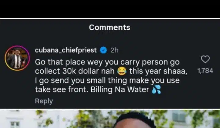 Cubana Chief Priest Reacts As Lucky Udu Laments Financial Woes After Burna Boy’s $30K Gift 3 Cubana Chief Priest Reacts As Lucky Udu Laments Financial Woes After Burna Boy’s $30K Gift