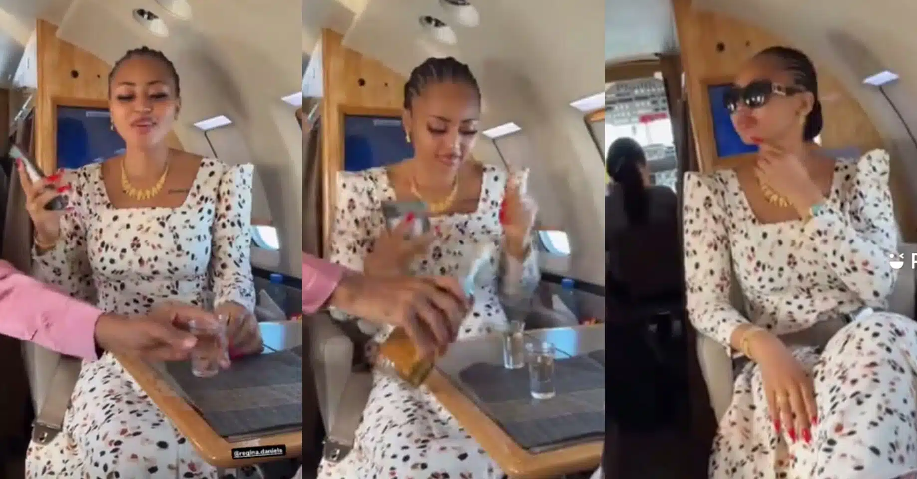 Regina Daniels Happily Flies Private Jet Amid Marital Crisis With Ned Nwoko [Video]