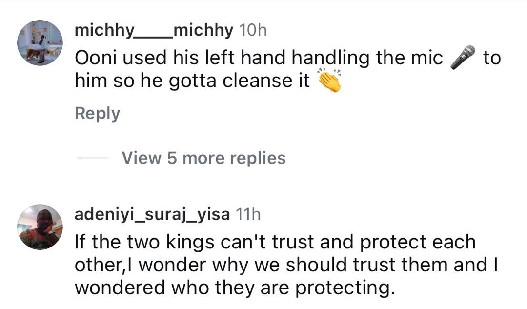 Awkward Moment Between Ooni Of Ife And Alaafin Of Oyo At Birthday Party In Lagos [Video]