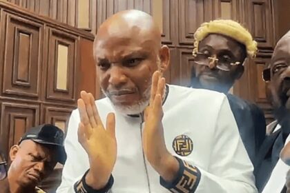 Nnamdi Kanu Refuses To Open Defence, Tells Court There’s No Charge Against Him