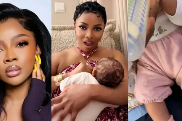 Toke Makinwa Reveals Why She Stopped Breastfeeding Her Daughter After 3 Weeks