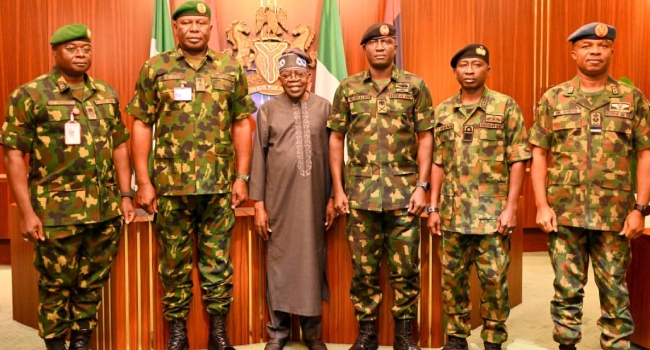 Tinubu Decorates Service Chiefs With New Ranks