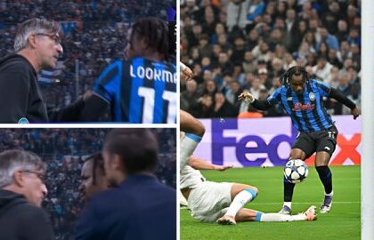 Atalanta Coach Speaks On His Altercation With Adekola Lookman After Getting Subbed Off