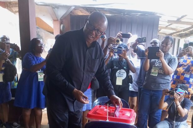 Peter Obi Votes In Anambra Election, Condemns Vote Buying