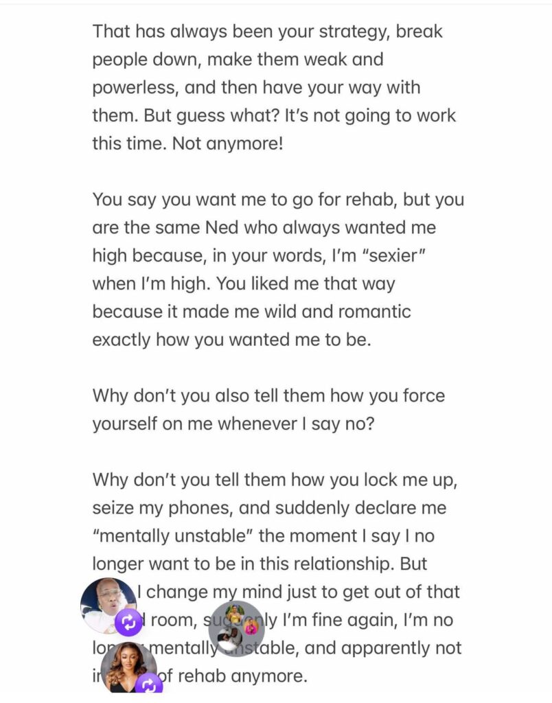 “When I Married You at 17, Was I On Drugs? You Tried to Destroy Me” - Regina Daniels Accuses Ned Nwoko of Lies, Control, and Abuse 2