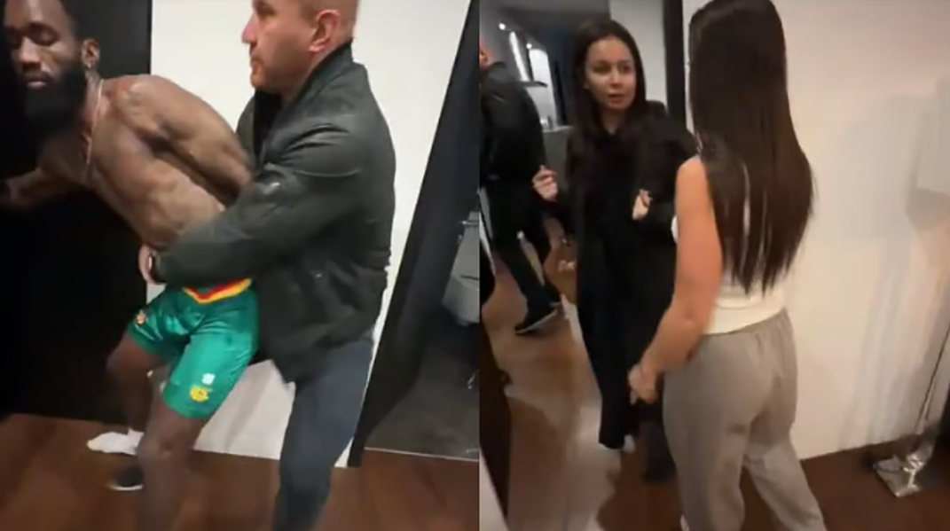 Nicolas Moumi Ngamaleu Caught Cheating On His Wife With Another Woman [Video]