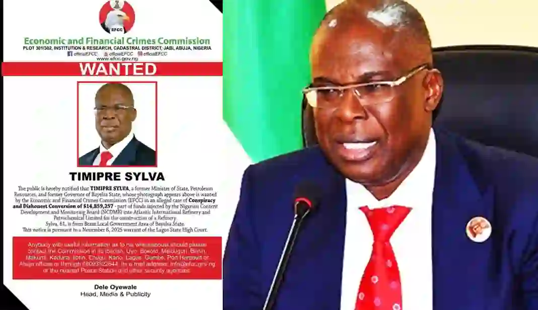 Timipre Sylva Reacts After EFCC Declared Him Wanted Over Alleged $14.8m Refinery Fraud