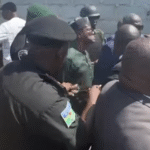 Drama As FCT Minister, Nyesom Wike Clashes With Soldiers While Accessing Land In Abuja [Video]