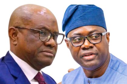 Tension as Wike, Makinde, Bala Mohammed Clash at PDP National Secretariat 12