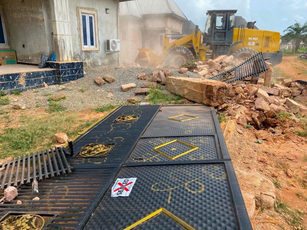 Edo Govt Demolishes Properties Linked to Cultism 3