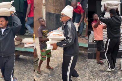 BLord Buys 3,000 Bags Of Rice To Share To His Village Members For Christmas [Video]