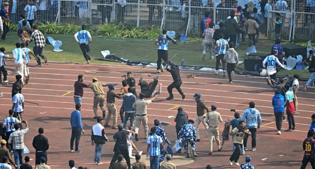Angry Fans Vandalise India Stadium After Lionel Messi’s Abrupt Exit [Photos]