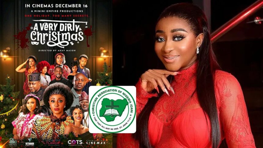 Ini Edo Reacts To CAN's Criticism Over Her Movie Title "A Very Dirty Christmas"