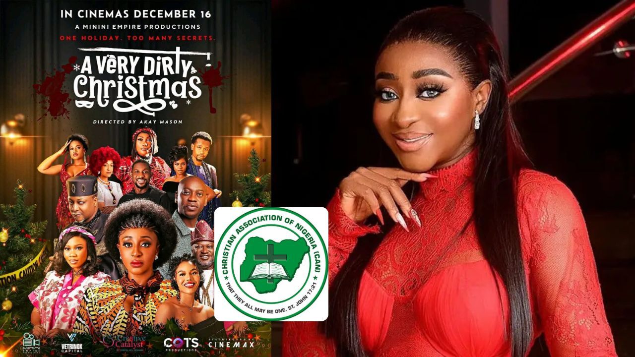 Ini Edo Reacts To CAN’s Criticism Over Her Movie Title “A Very Dirty Christmas”
