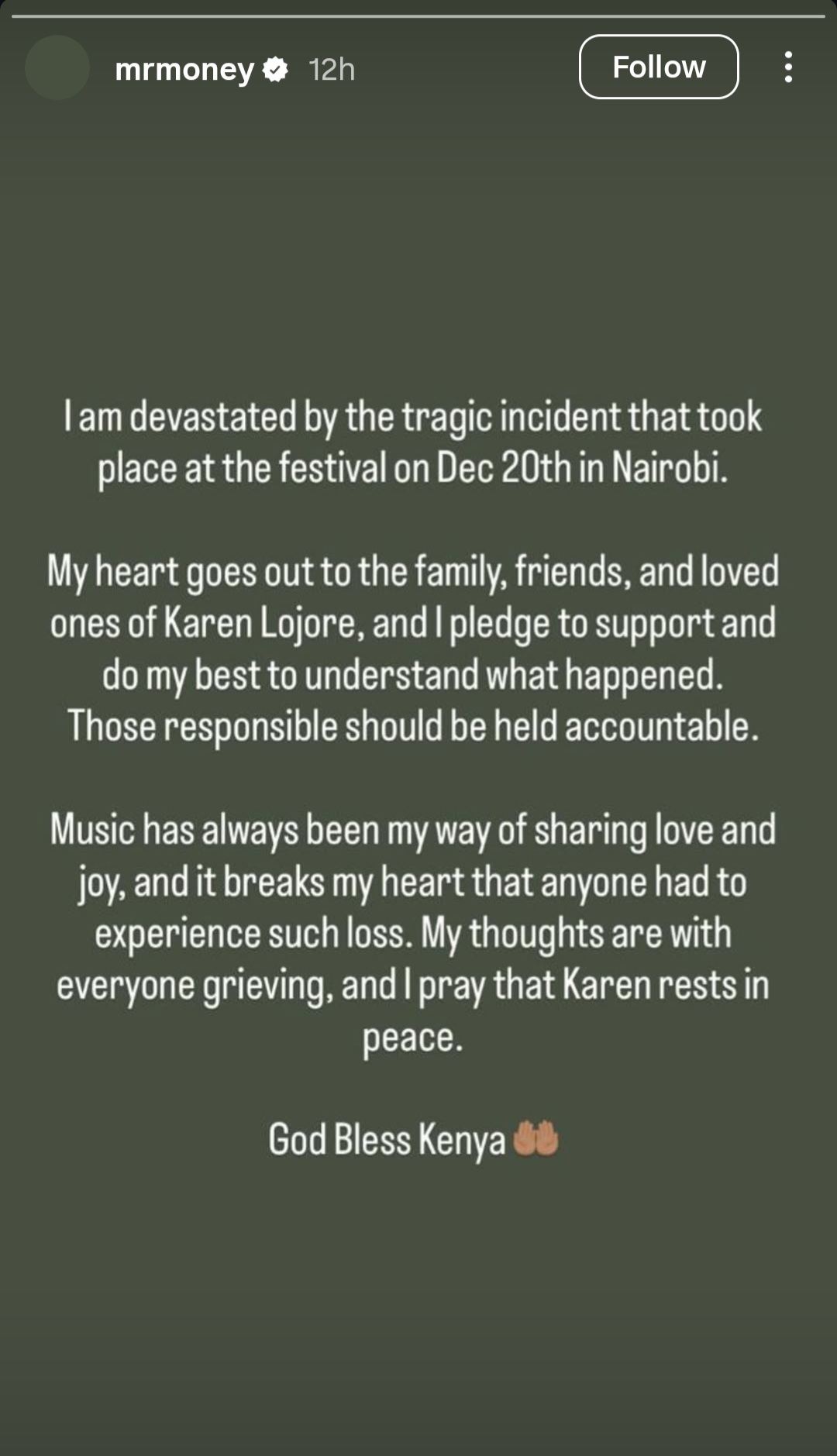 Asake Devastated After 20-Year-Old Lady Was Killed In Stampede At His Kenya Concert